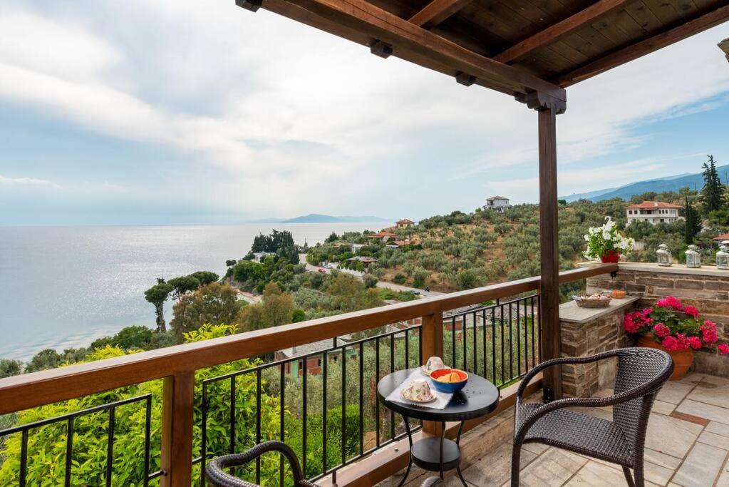 Seaside House With View Over Pagasitikos Áfissos Buitenkant foto
