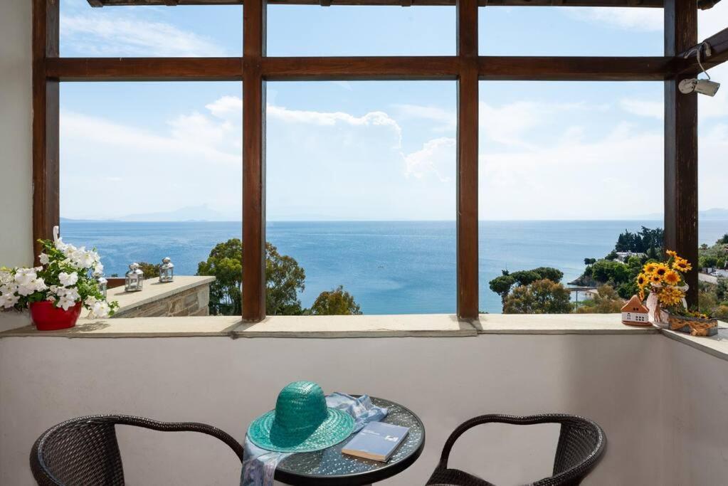 Seaside House With View Over Pagasitikos Áfissos Buitenkant foto