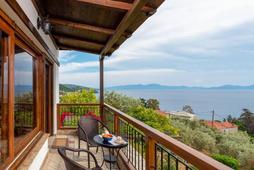 Seaside House With View Over Pagasitikos Áfissos Buitenkant foto