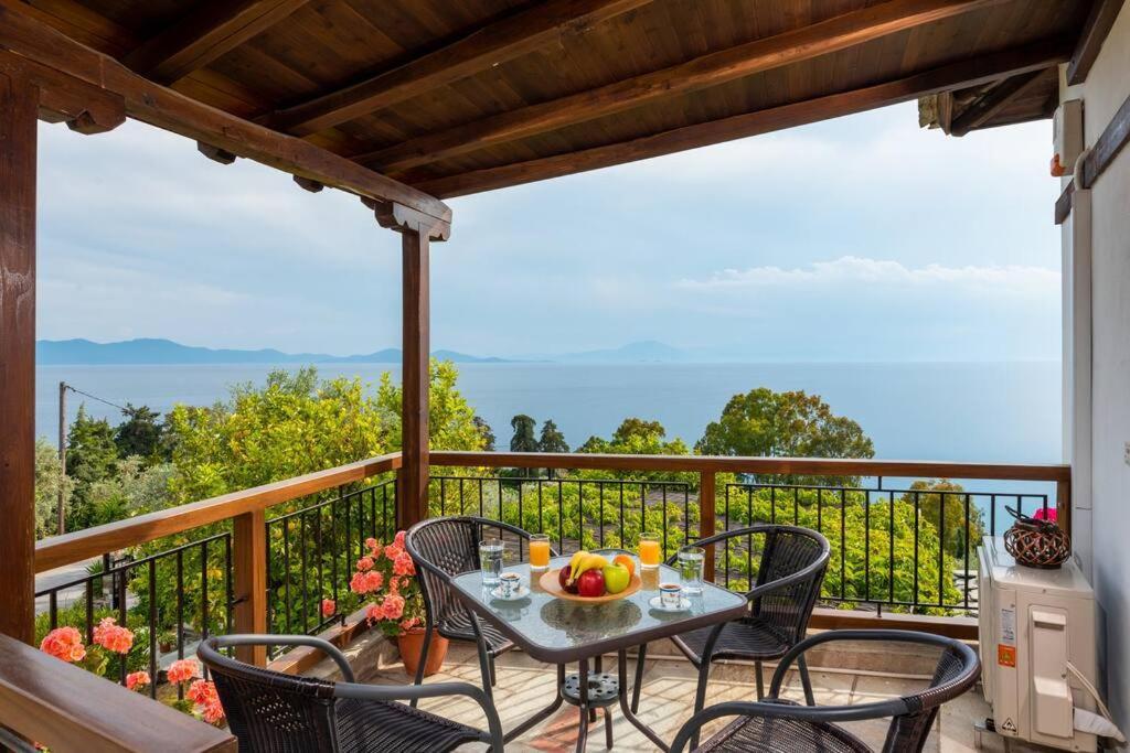 Seaside House With View Over Pagasitikos Áfissos Buitenkant foto